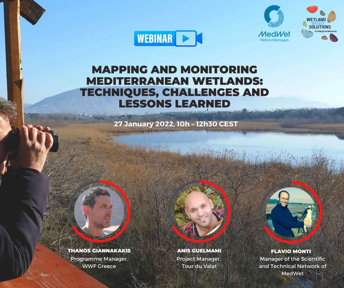 SAVE THE DATE – webinar on mapping and monitoring Mediterranean wetlands: techniques, challenges and lessons learned