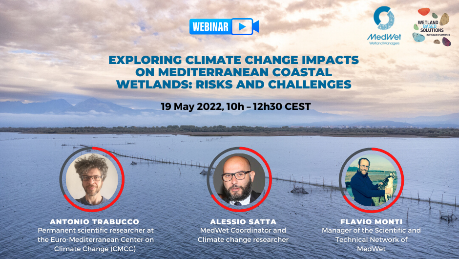 SAVE THE DATE – webinar on “exploring climate change impacts on Mediterranean coastal wetlands: risks and challenges’’