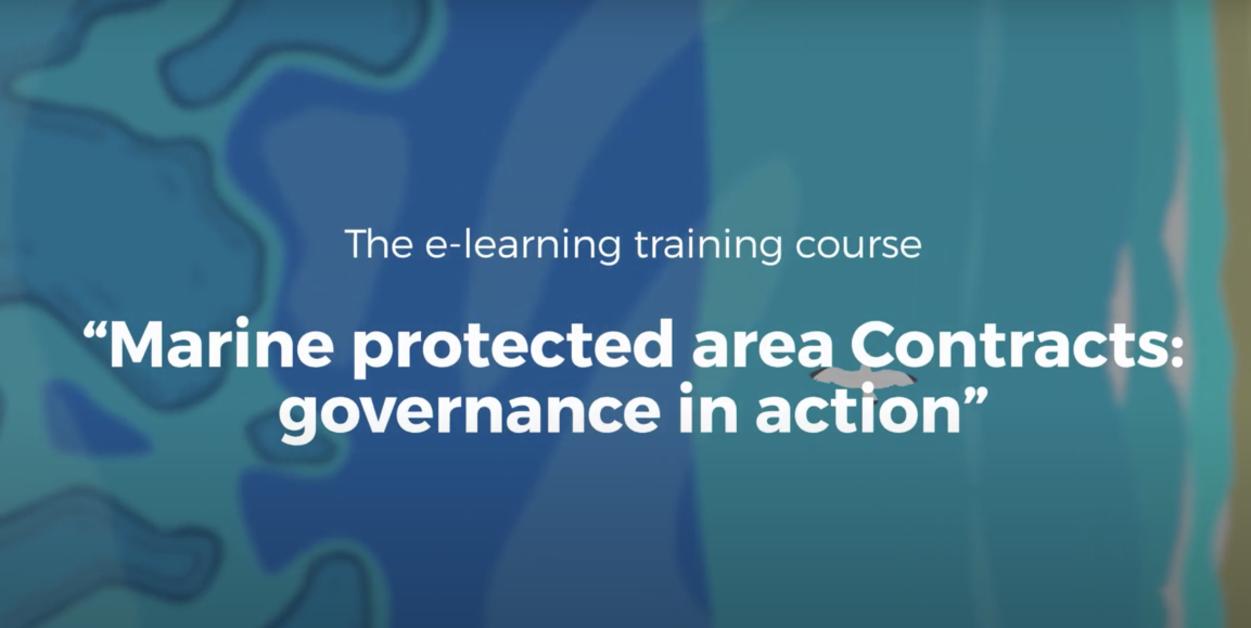 Elearning training course: “Marine Protected Area Contract: governance in action”